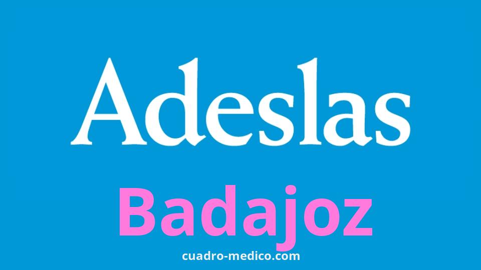 Cuadro Médico Adeslas Badajoz