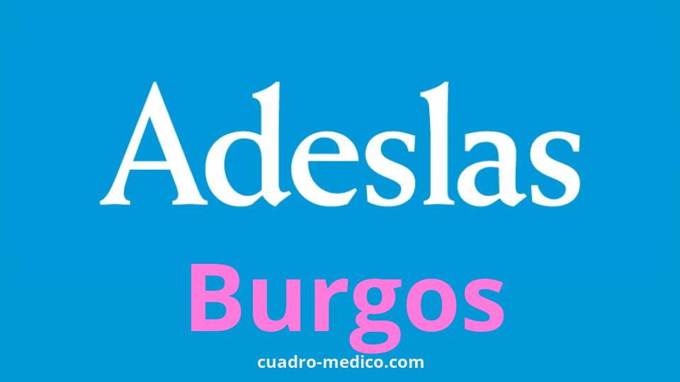 Cuadro Médico Adeslas Burgos