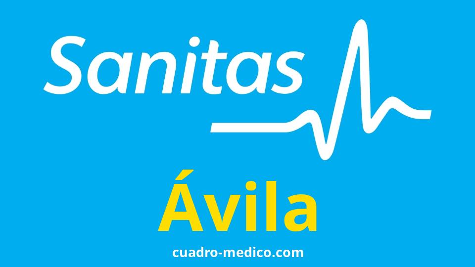 Cuadro Médico Sanitas Ávila
