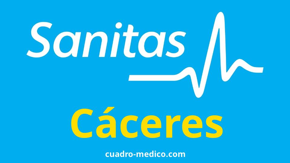 Cuadro Médico Sanitas Cáceres