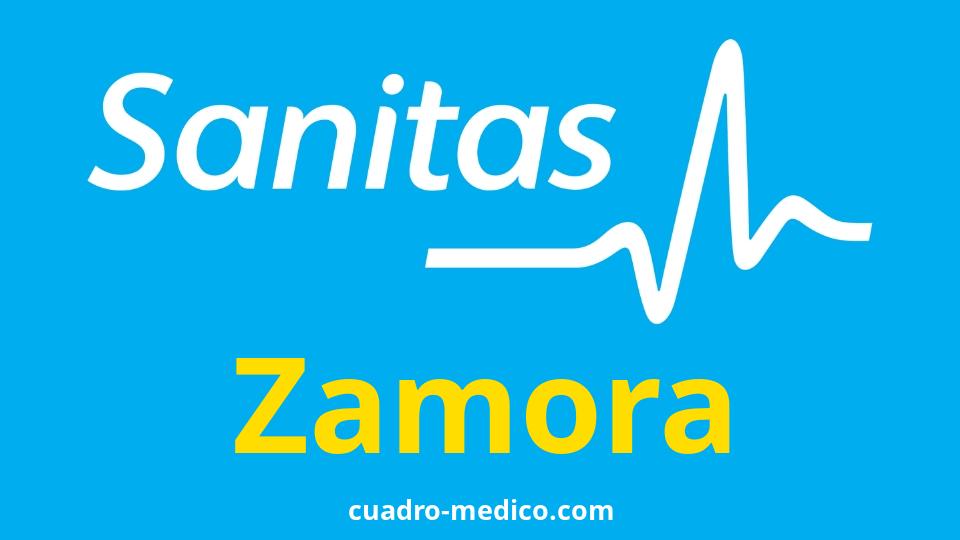 Cuadro Médico Sanitas Zamora