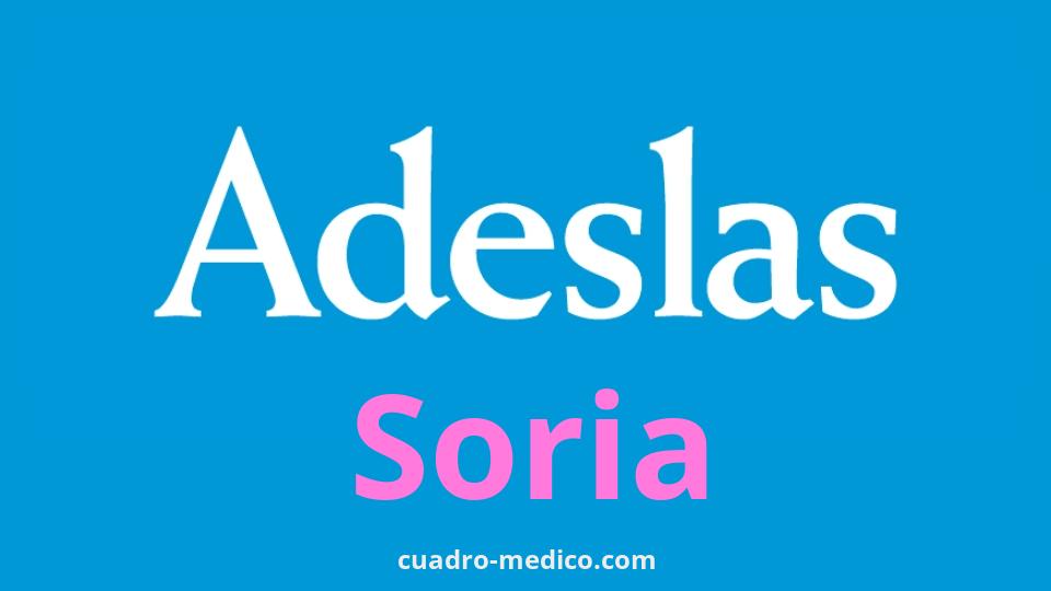 Cuadro Médico Adeslas Soria