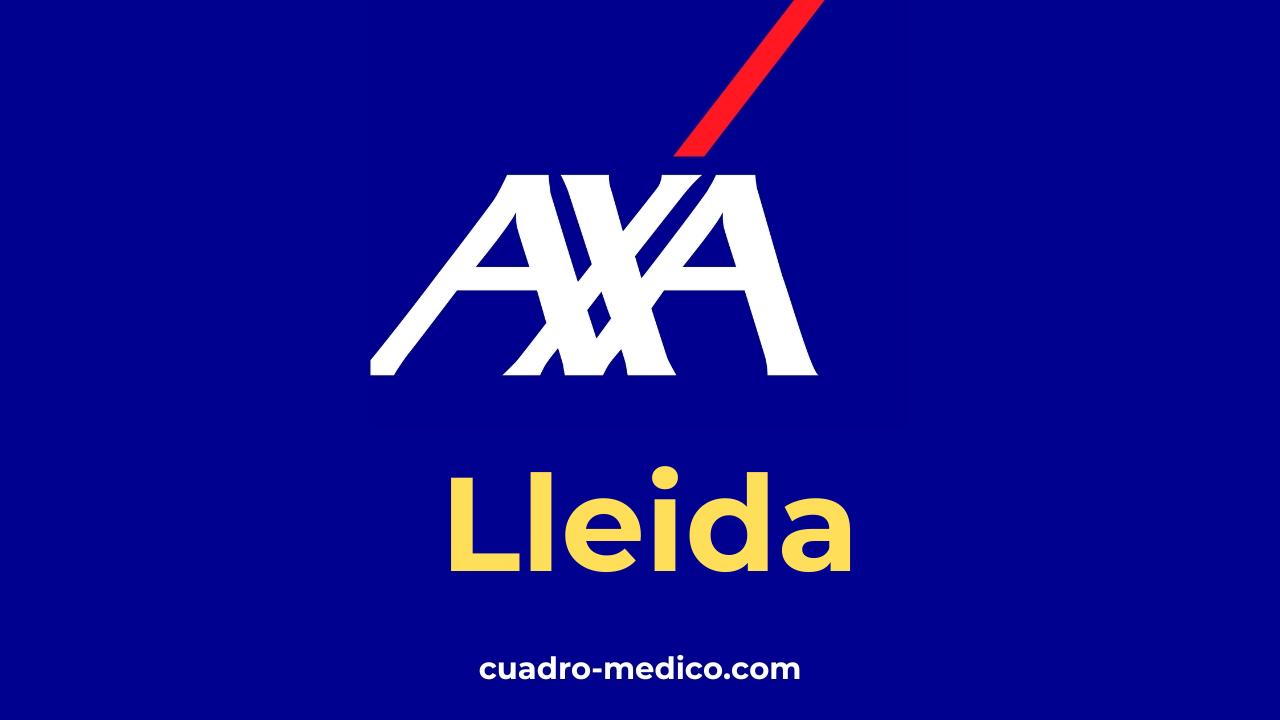 Cuadro Médico AXA Lleida